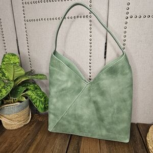 Portland Leather Goods Oversize Naomi Cucumber Green